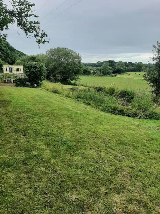 Off Grid Rosie Sheperd Hut And Summerhouse Plus 1 Acre At Tanyrallt Appartement Llanybyther Buitenkant foto